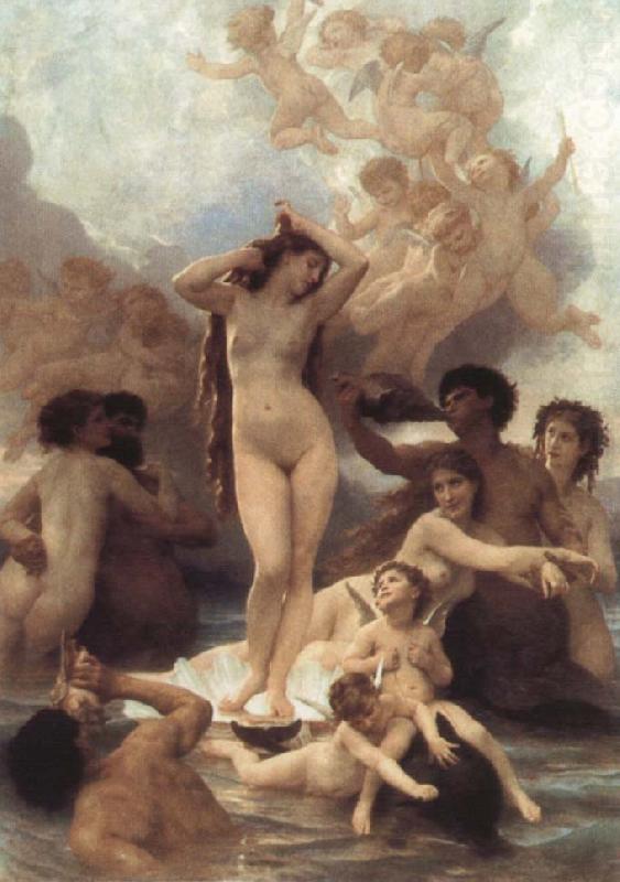 Adolphe William Bouguereau The Birth of Venus china oil painting image